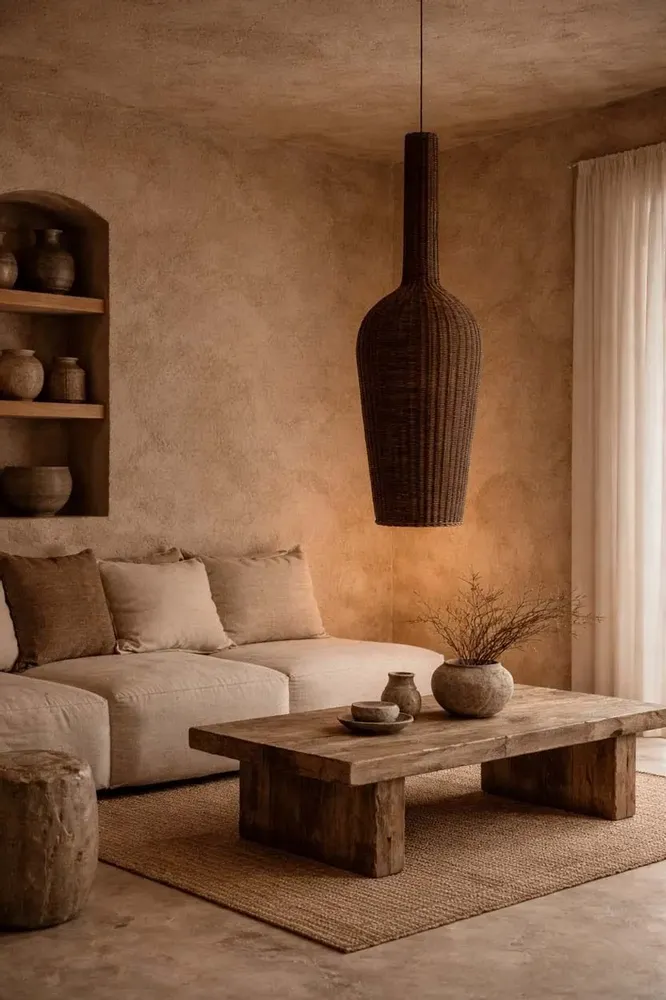 Abat-jours - La Suspension Amphora - Noyer Foncé - XXL - BAZAR BIZAR LIVING
