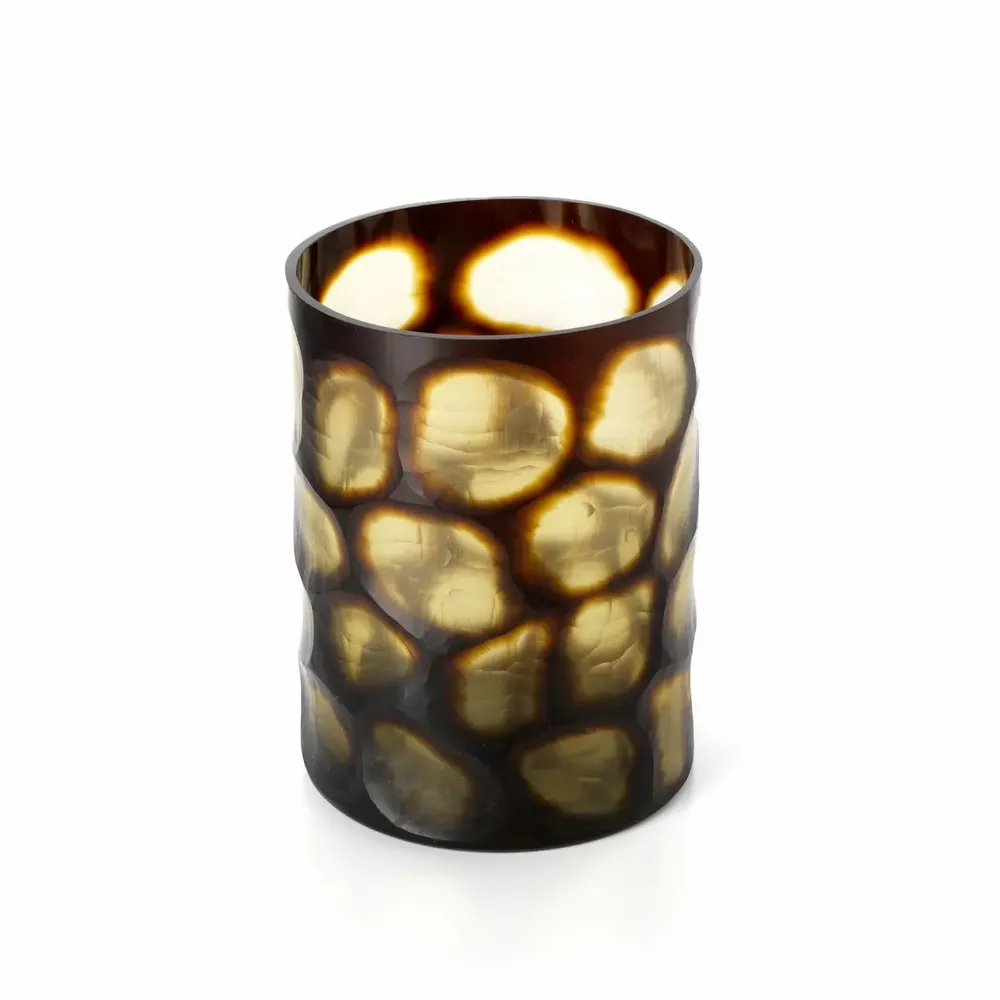 Vases - Le Vase Vague Dorée - Miel - L - BAZAR BIZAR LIVING