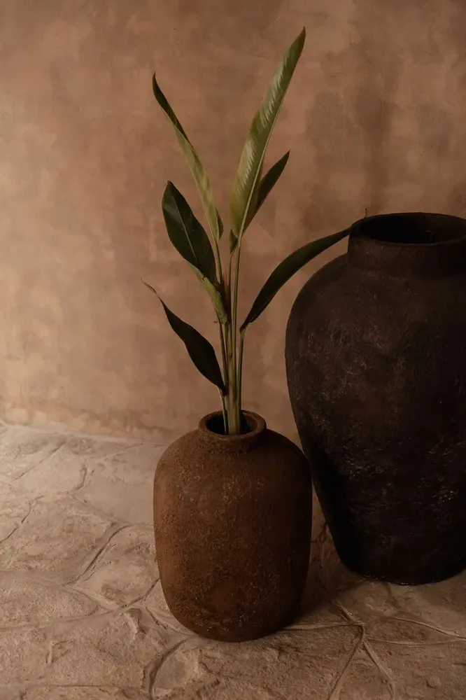 Vases - Le Vase Clay Echo - Terre Cuite - L - BAZAR BIZAR LIVING