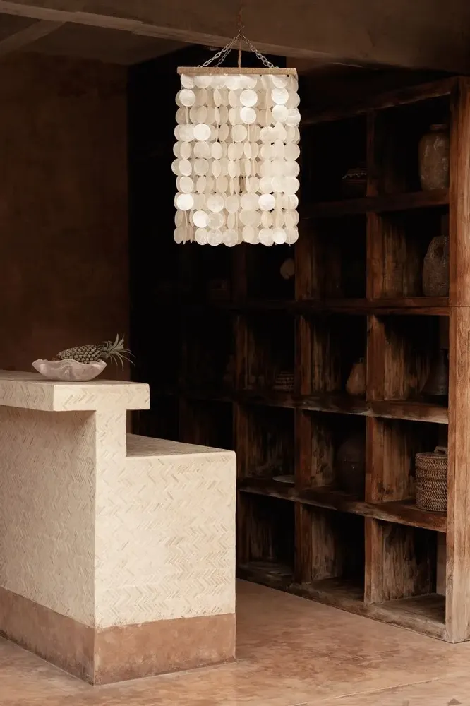 Blinds - The Moonlit Whispers Chandelier - Natural - M - BAZAR BIZAR LIVING