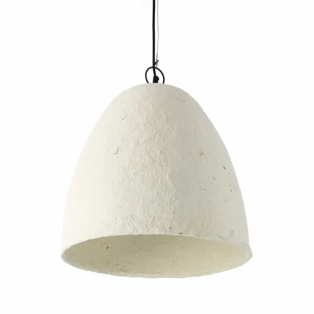 Ceiling lights - The Savana Pendant - White - L - BAZAR BIZAR LIVING