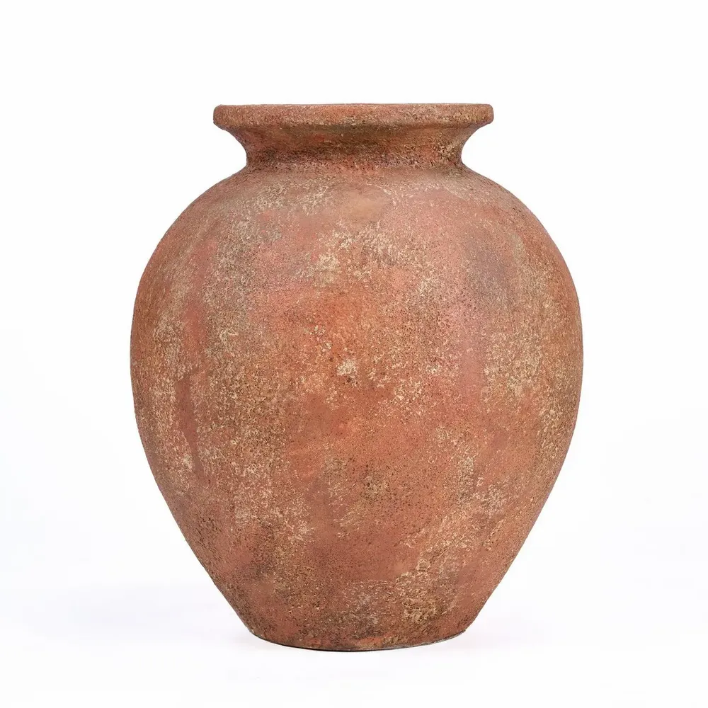 Vases - The Clay Silence Vase - Terracotta - XL - BAZAR BIZAR LIVING