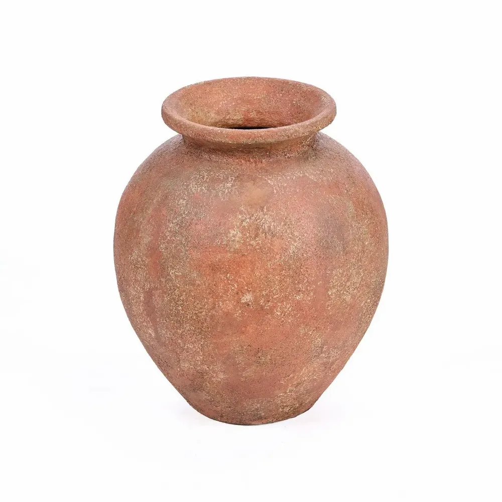 Vases - The Clay Silence Vase - Terracotta - XL - BAZAR BIZAR LIVING
