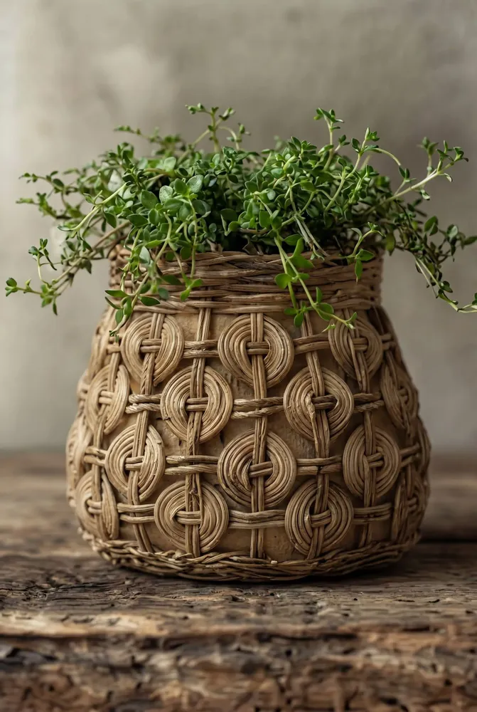 Pots de fleurs - Le Cache-Pot En Béton Knot - M - BAZAR BIZAR LIVING