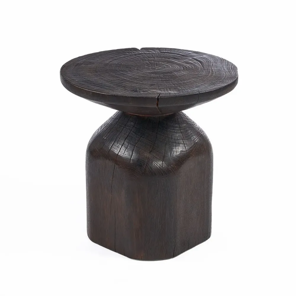 Autres tables  - La Table d’Appoint Drumline - Noyer Foncé - BAZAR BIZAR LIVING