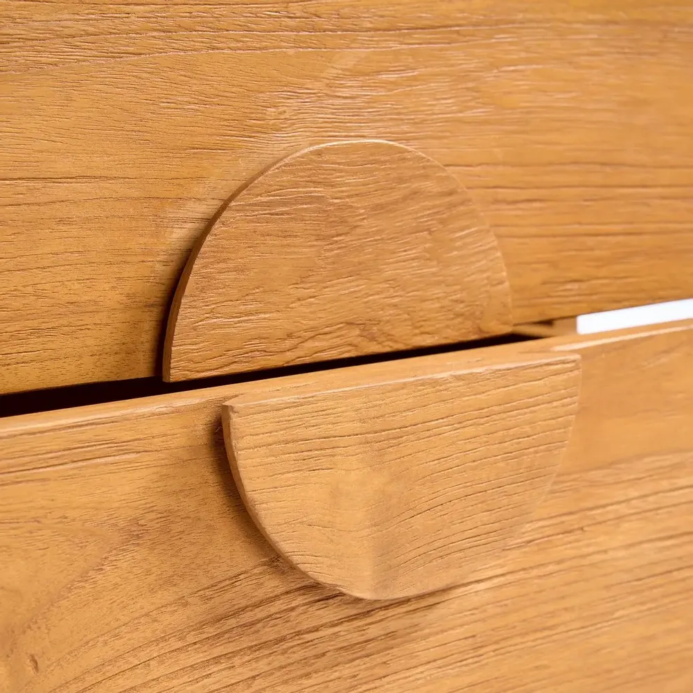 Night tables - The Eclipse Nightstand - Natural - BAZAR BIZAR LIVING