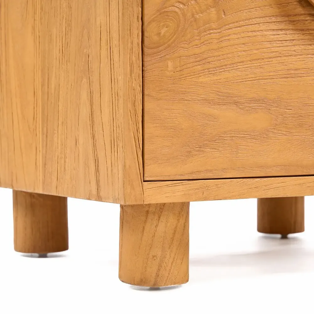Night tables - The Eclipse Nightstand - Natural - BAZAR BIZAR LIVING