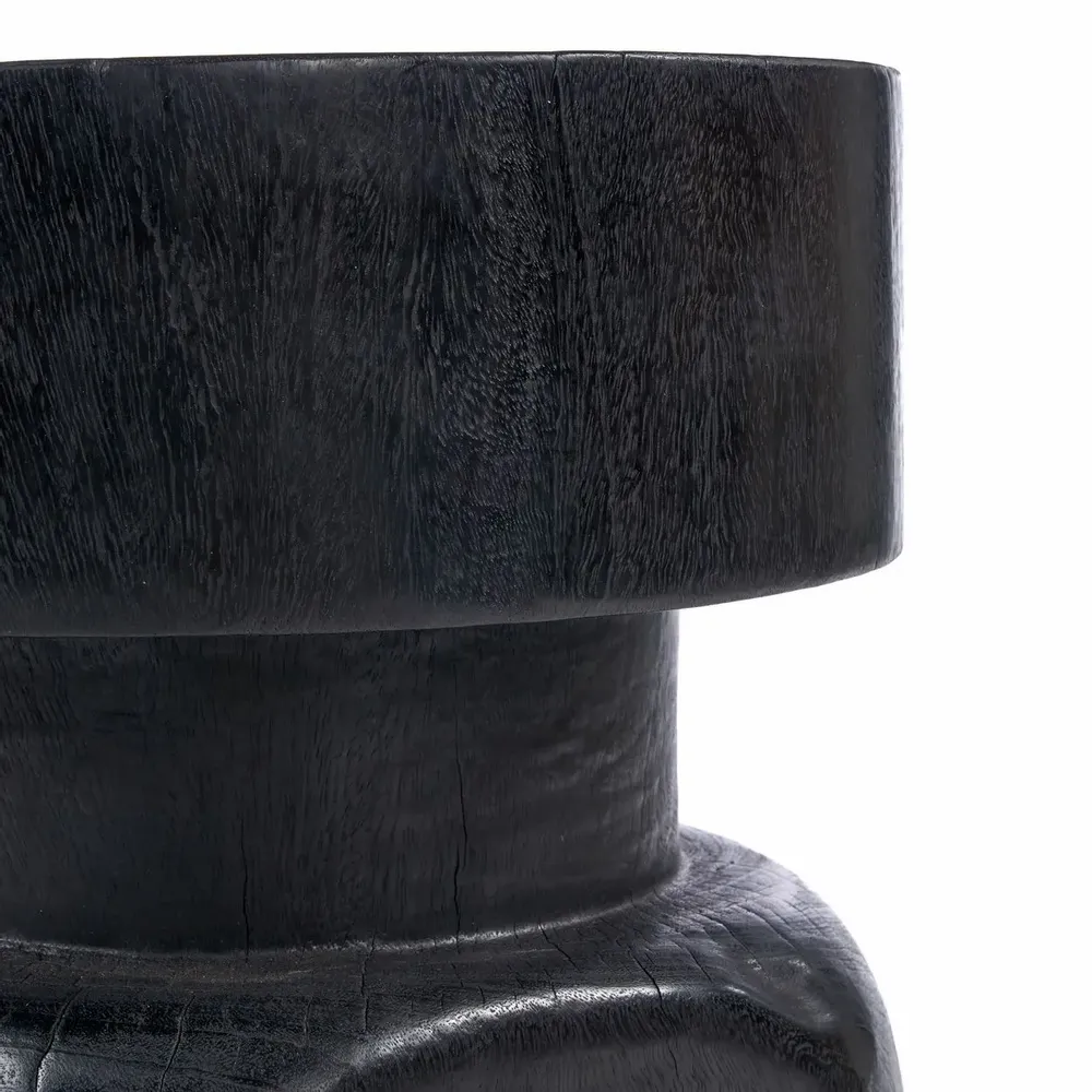 Stools - The Squat Spot Stool - Black - BAZAR BIZAR LIVING