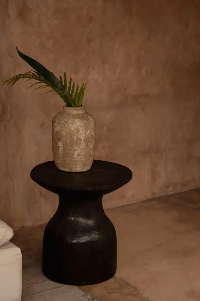 Autres tables  - La Table d’Appoint Hourglass - Noyer Foncé - BAZAR BIZAR LIVING