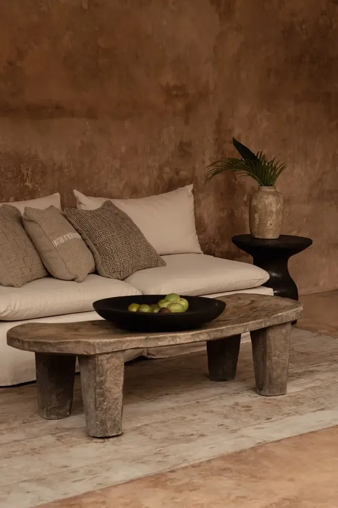 Autres tables  - La Table d’Appoint Hourglass - Noyer Foncé - BAZAR BIZAR LIVING