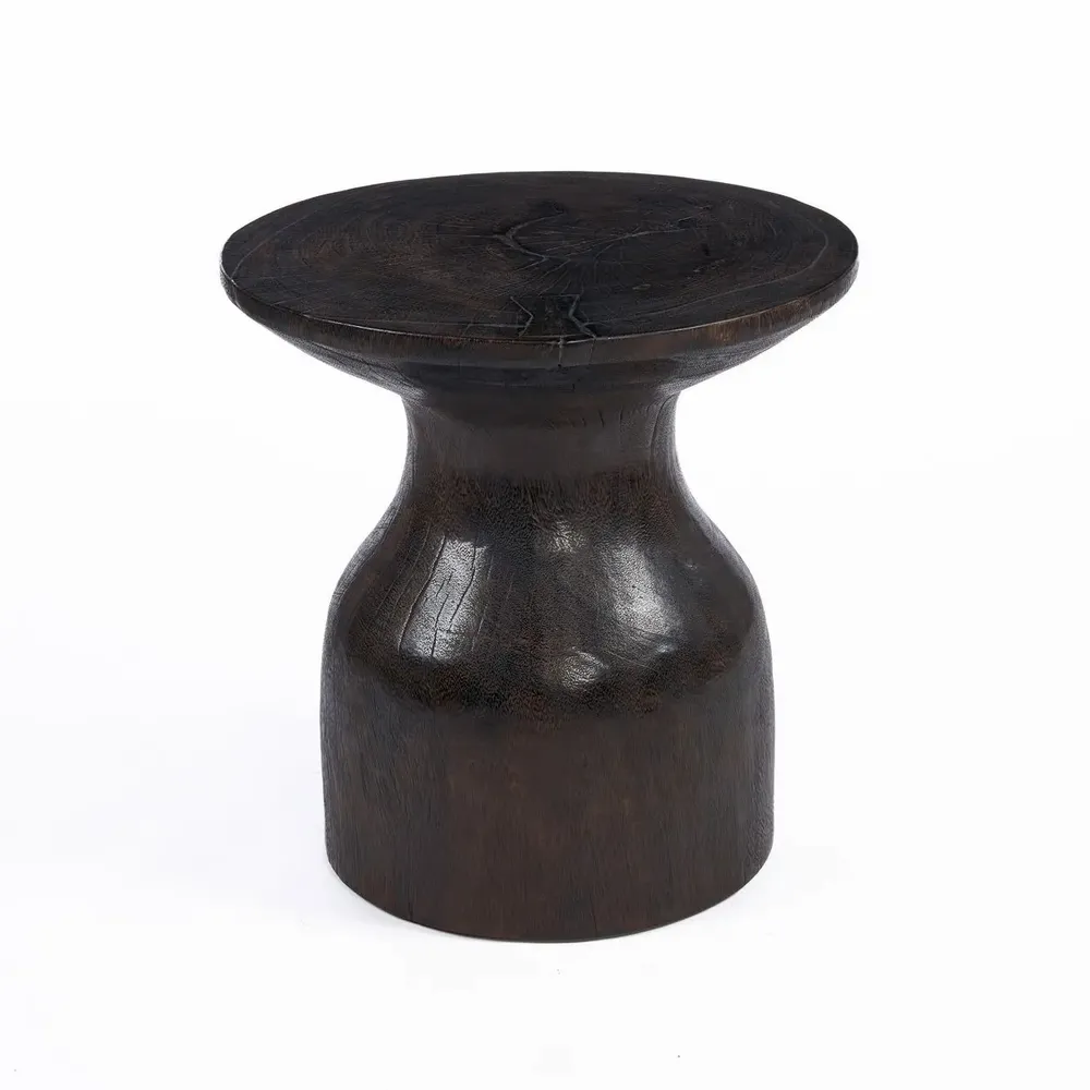 Autres tables  - La Table d’Appoint Hourglass - Noyer Foncé - BAZAR BIZAR LIVING