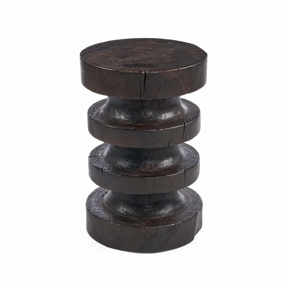 Autres tables  - La Table d’Appoint Mocha Rings - Noyer Foncé - BAZAR BIZAR LIVING