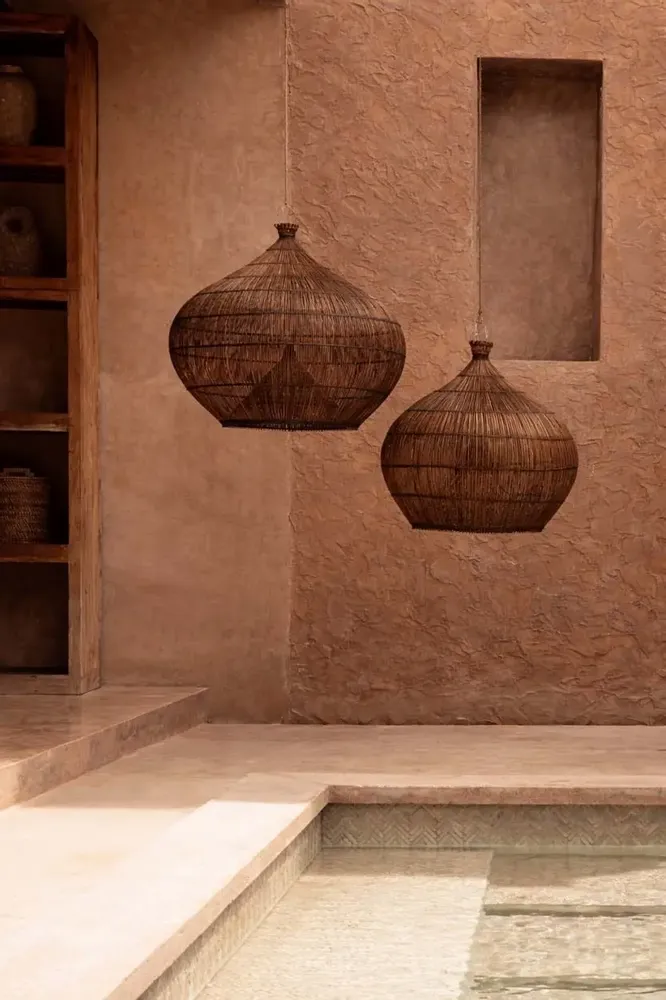 Blinds - The Desert Gourd Pendant - Dark Walnut - M - BAZAR BIZAR LIVING
