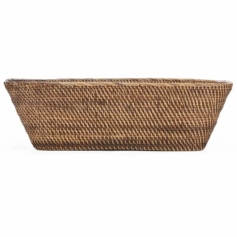 Laundry baskets - The Hannah Laundry Basket - Natural Brown - L - BAZAR BIZAR LIVING