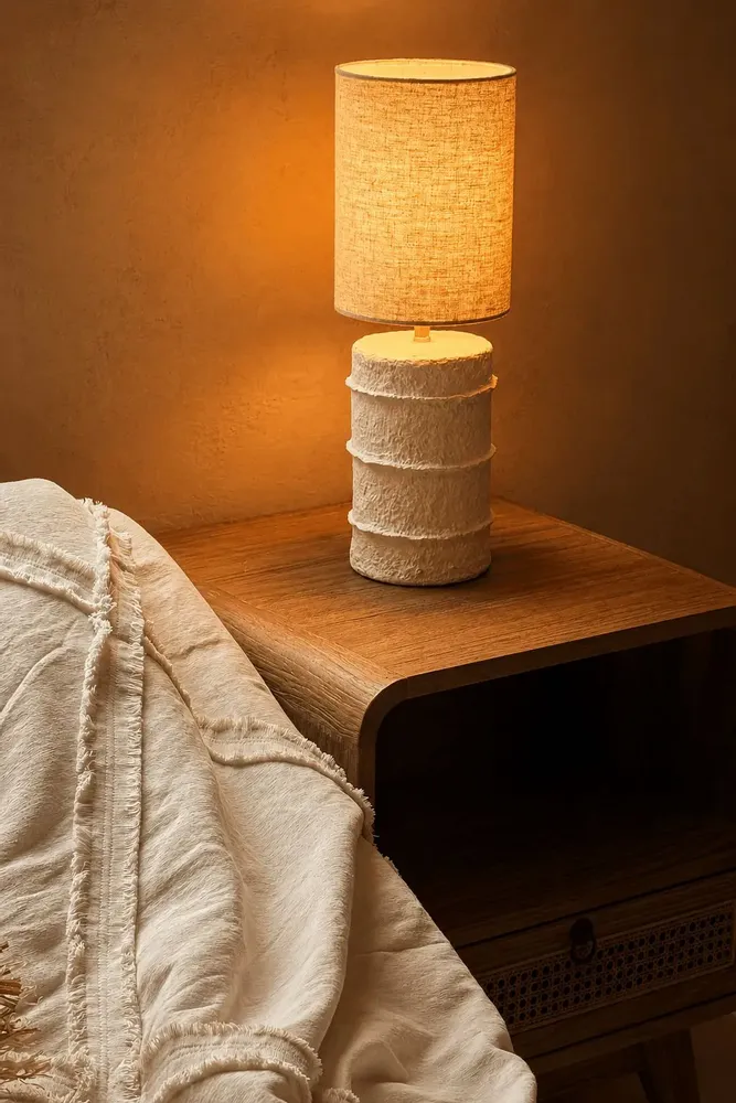 Lampes à poser - La Lampe de Table Contour - Blanche - S - BAZAR BIZAR LIVING