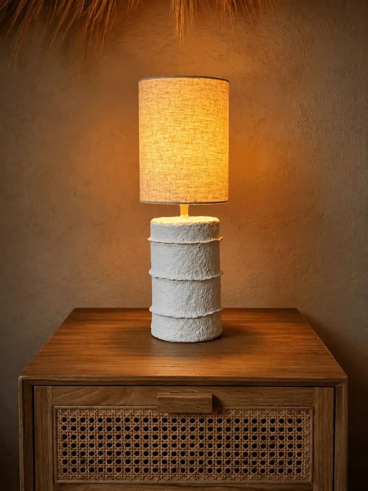 Lampes à poser - La Lampe de Table Contour - Blanche - S - BAZAR BIZAR LIVING
