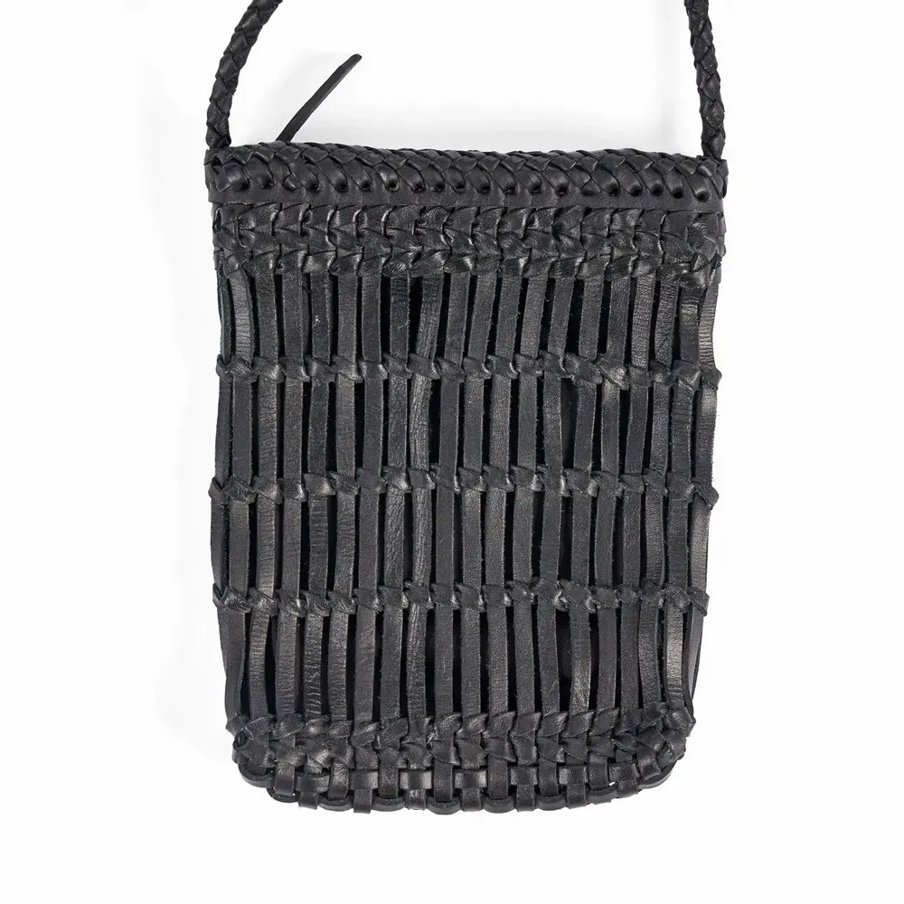 Bags and totes - The Voodoo Leather Bag - Black - BAZAR BIZAR LIVING