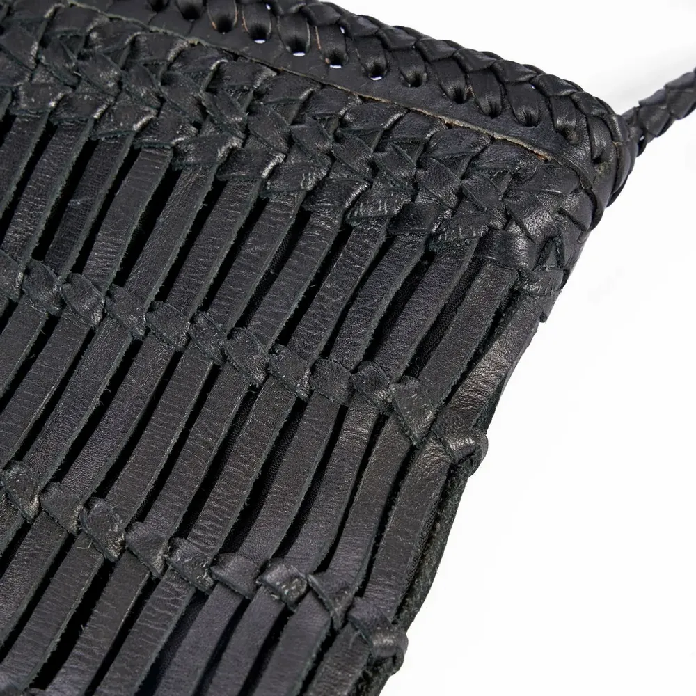 Bags and totes - The Voodoo Leather Bag - Black - BAZAR BIZAR LIVING