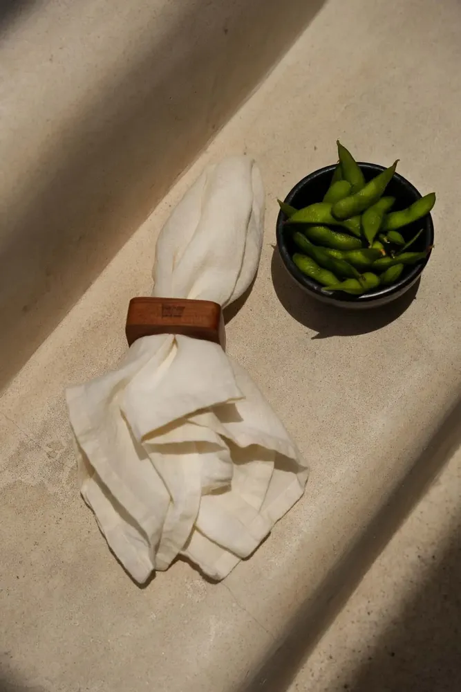 Napkins - The Linen Napkin - White - BAZAR BIZAR LIVING