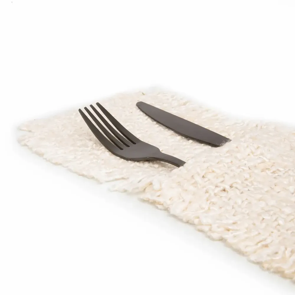 Table linen - The Oh My Gee Cutlery Holder - Cream - BAZAR BIZAR LIVING