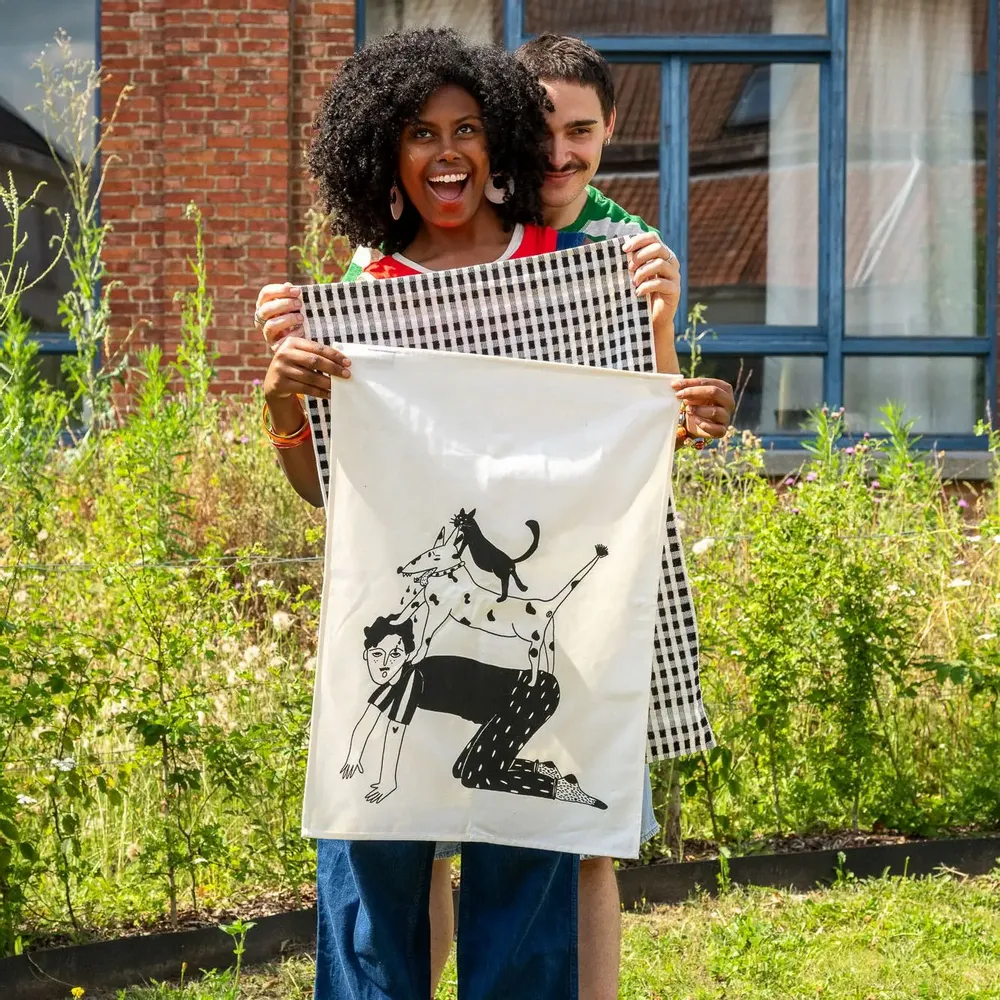 Homewear - plaids, tote bags, bags, tea towels, etc. - HELEN B