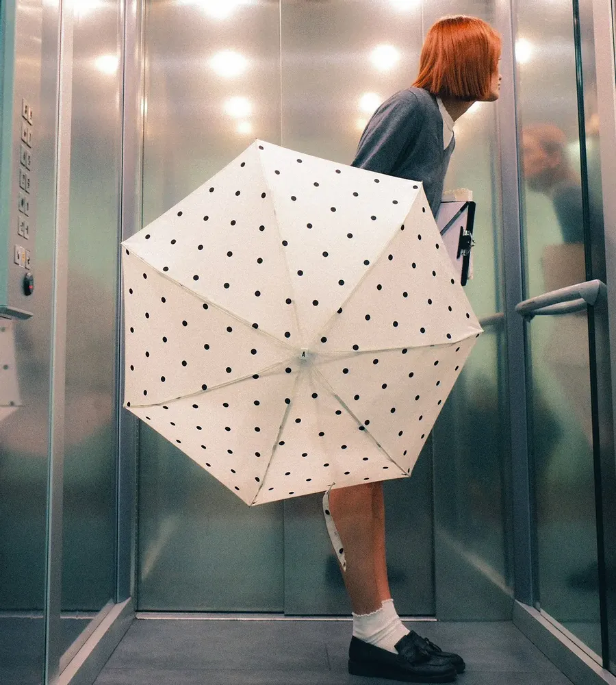 Accessoires de voyage - Mini parapluie pois - Anny - ANATOLE