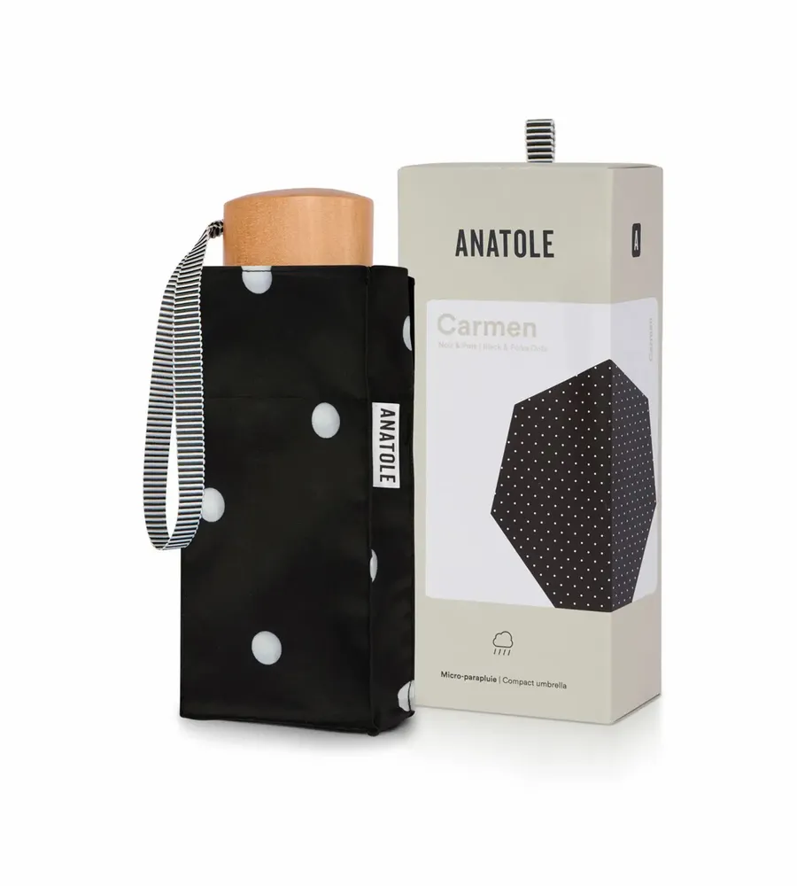 Accessoires de voyage - Mini parapluie pois - Anny - ANATOLE