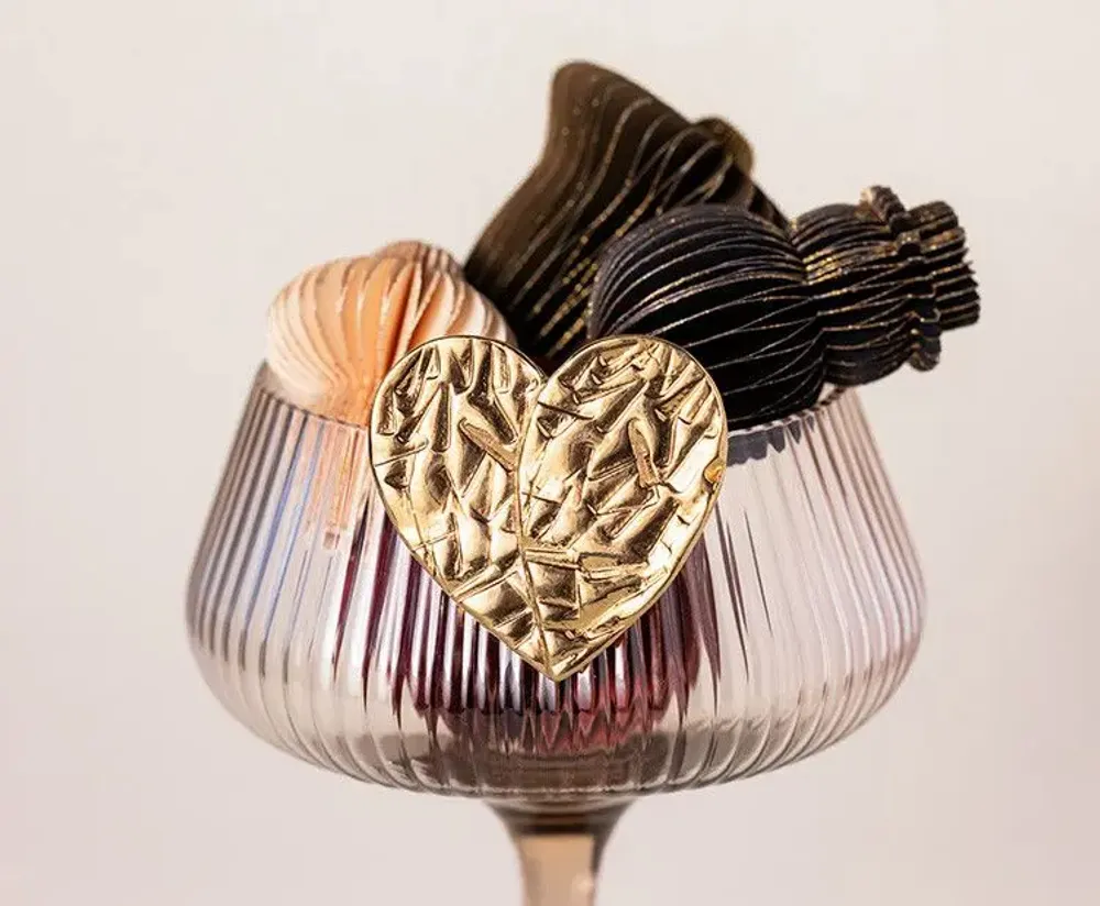 Bijoux - Broche coeur or - CHIC ALORS PARIS
