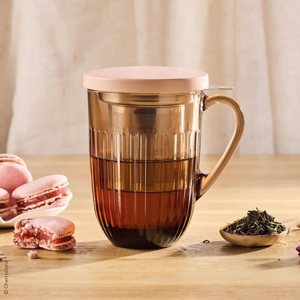 Tasses et mugs - Tisanière moka OUESSANT rose - LA ROCHÈRE