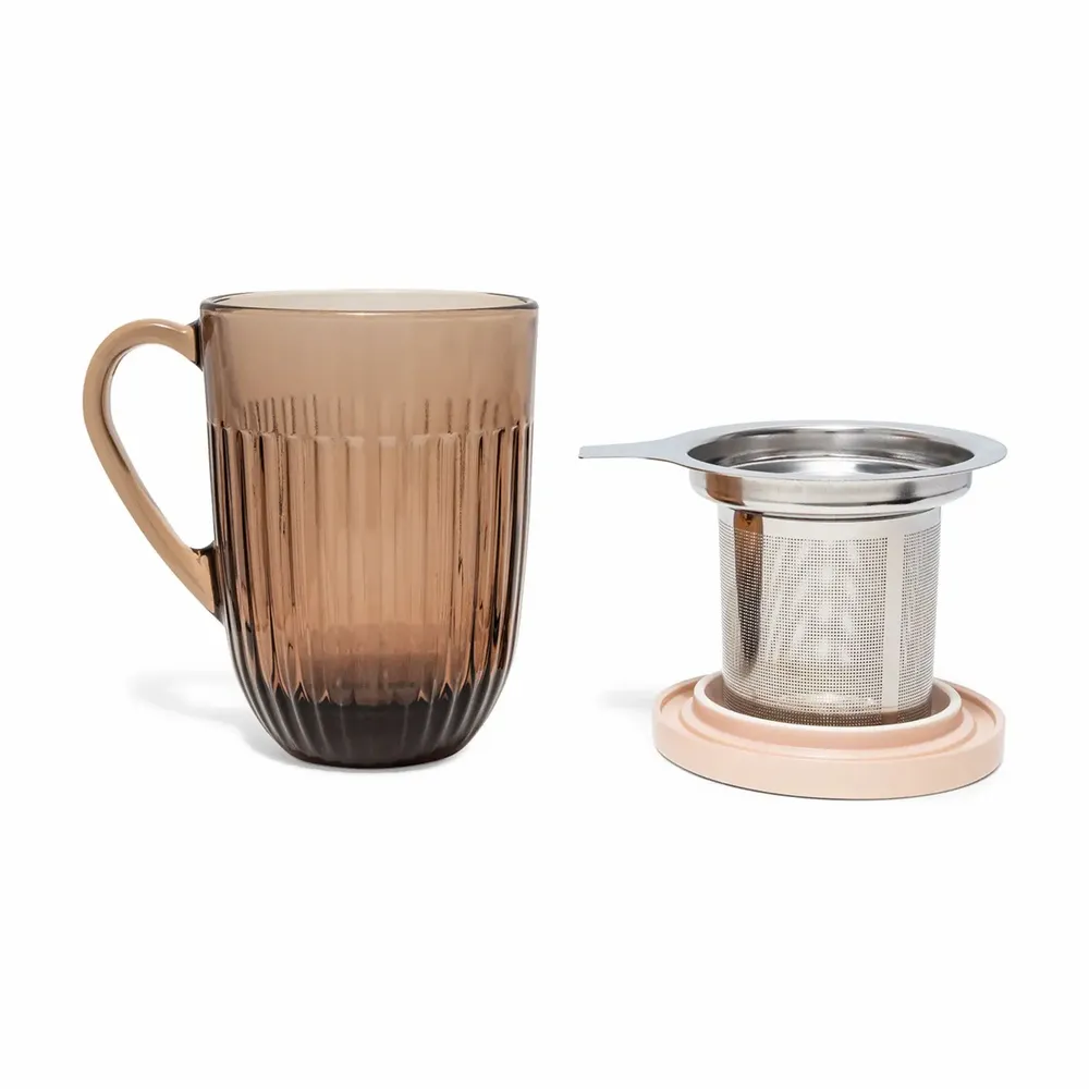 Tasses et mugs - Tisanière moka OUESSANT rose - LA ROCHÈRE