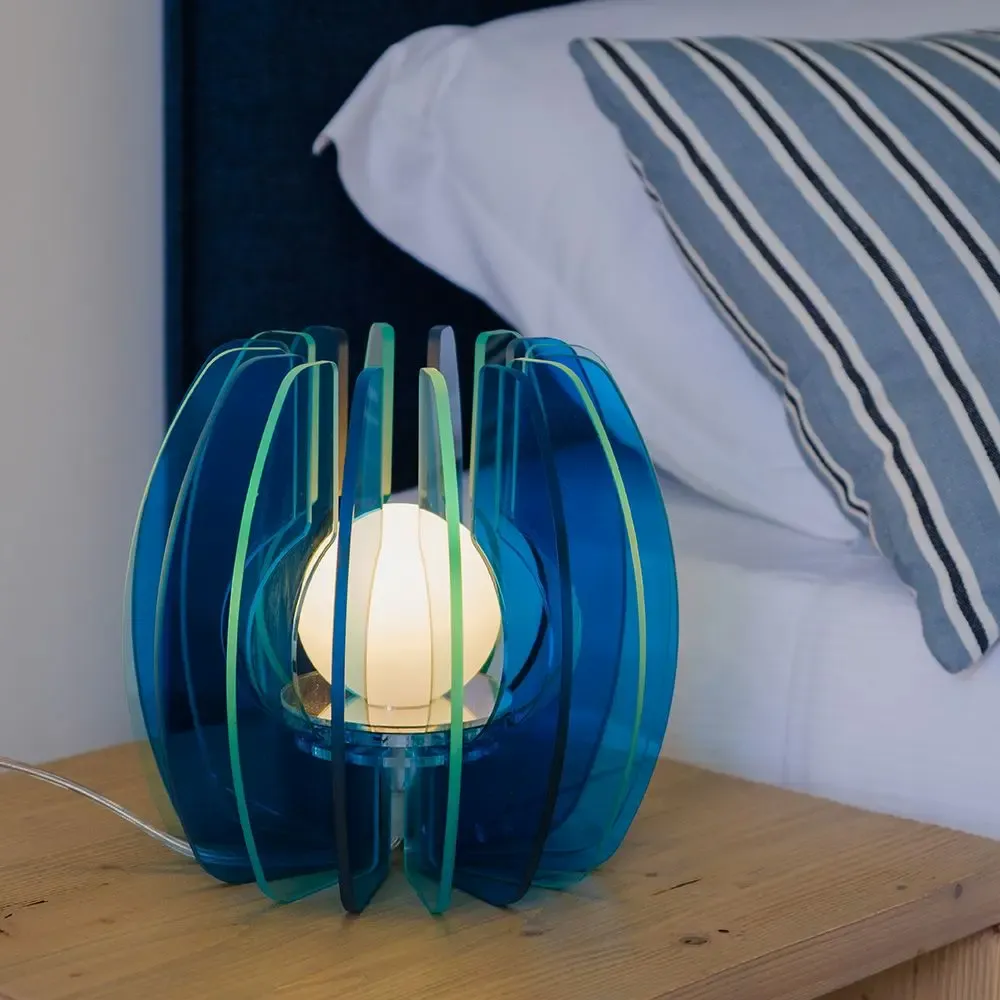 Table lamps - Iride Decorative Acrylic Crystal Small Table Lamp - VESTA