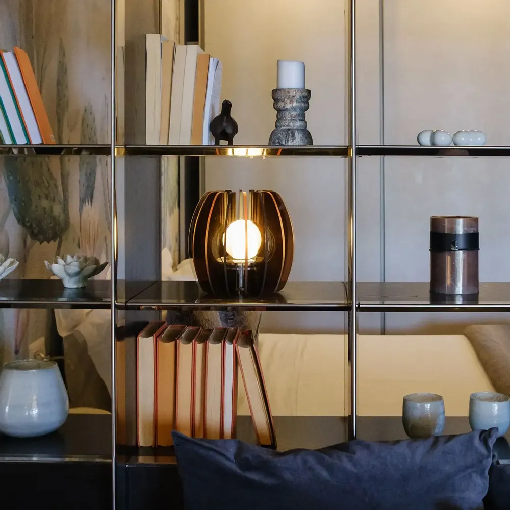 Table lamps - Iride Decorative Acrylic Crystal Small Table Lamp - VESTA
