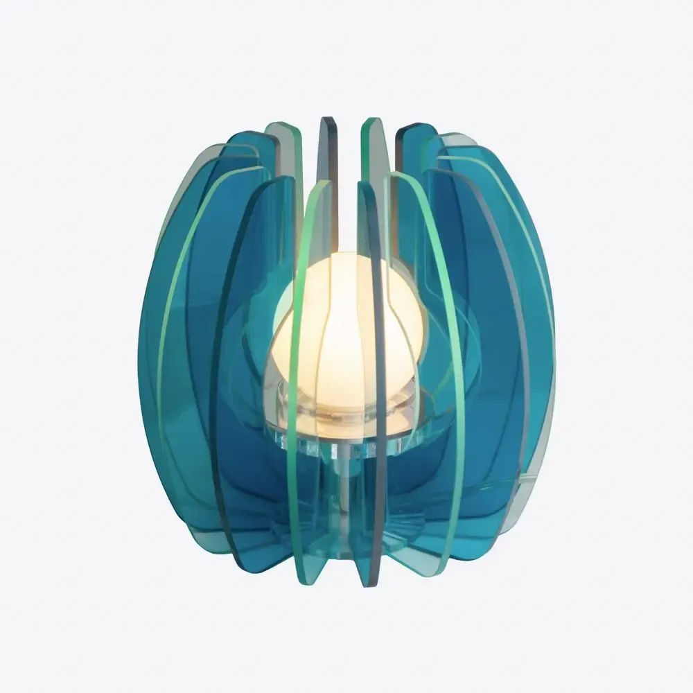Table lamps - Iride Decorative Acrylic Crystal Small Table Lamp - VESTA