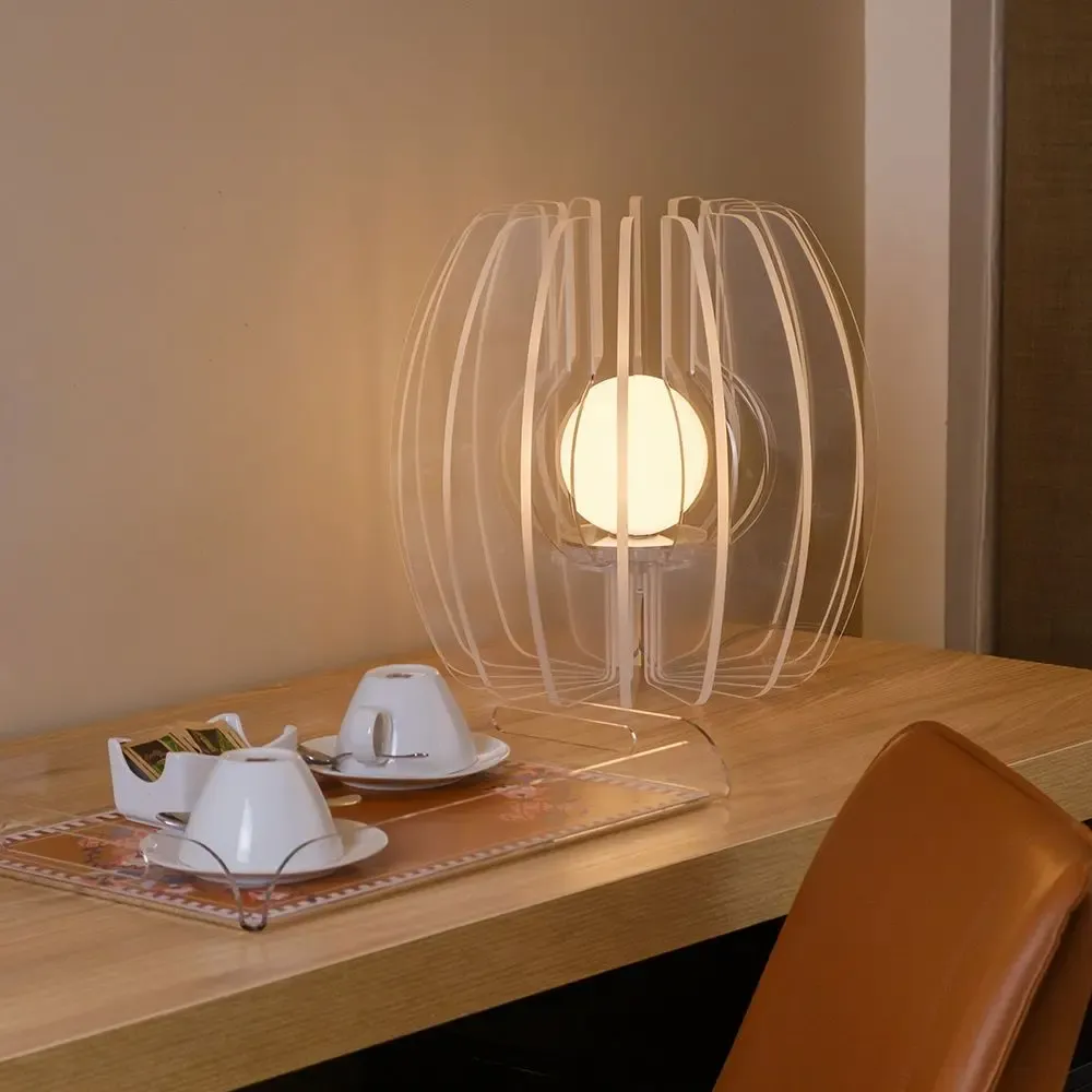 Table lamps - Iride Decorative Acrylic Crystal Large Table Lamp - VESTA