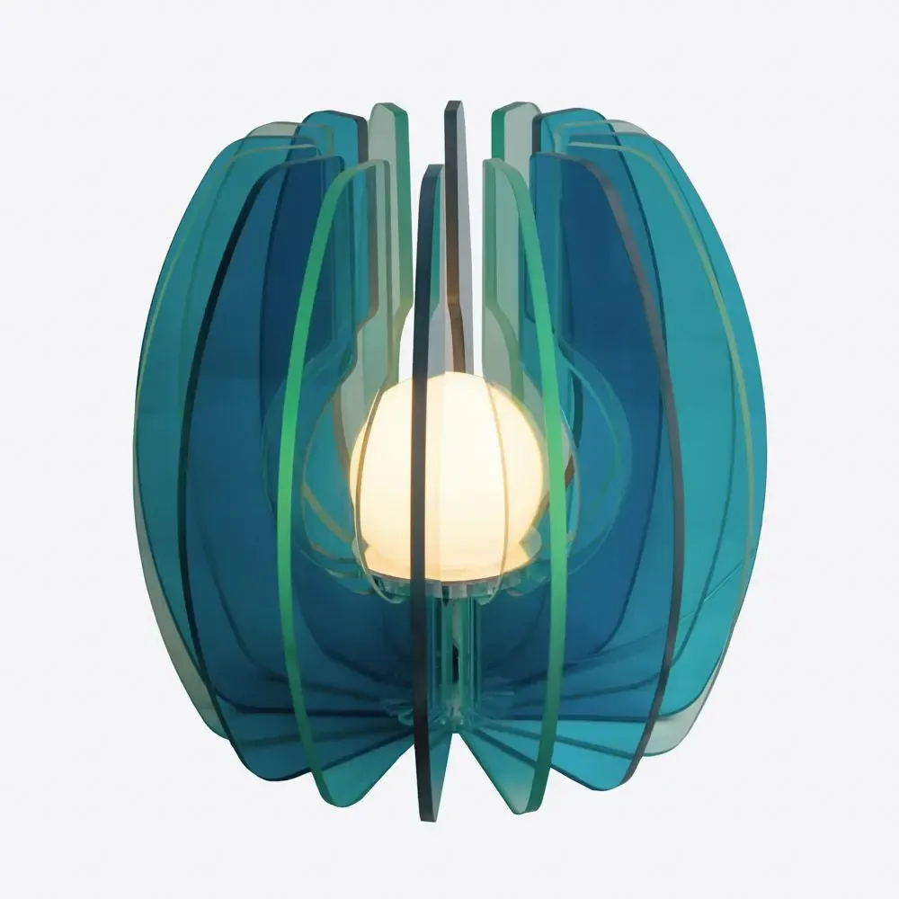 Table lamps - Iride Decorative Acrylic Crystal Large Table Lamp - VESTA