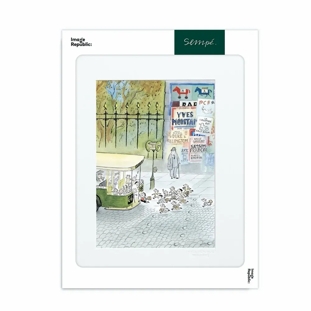 Poster - THE DRAWINGS OF SEMPÉ - Posters - IMAGE REPUBLIC