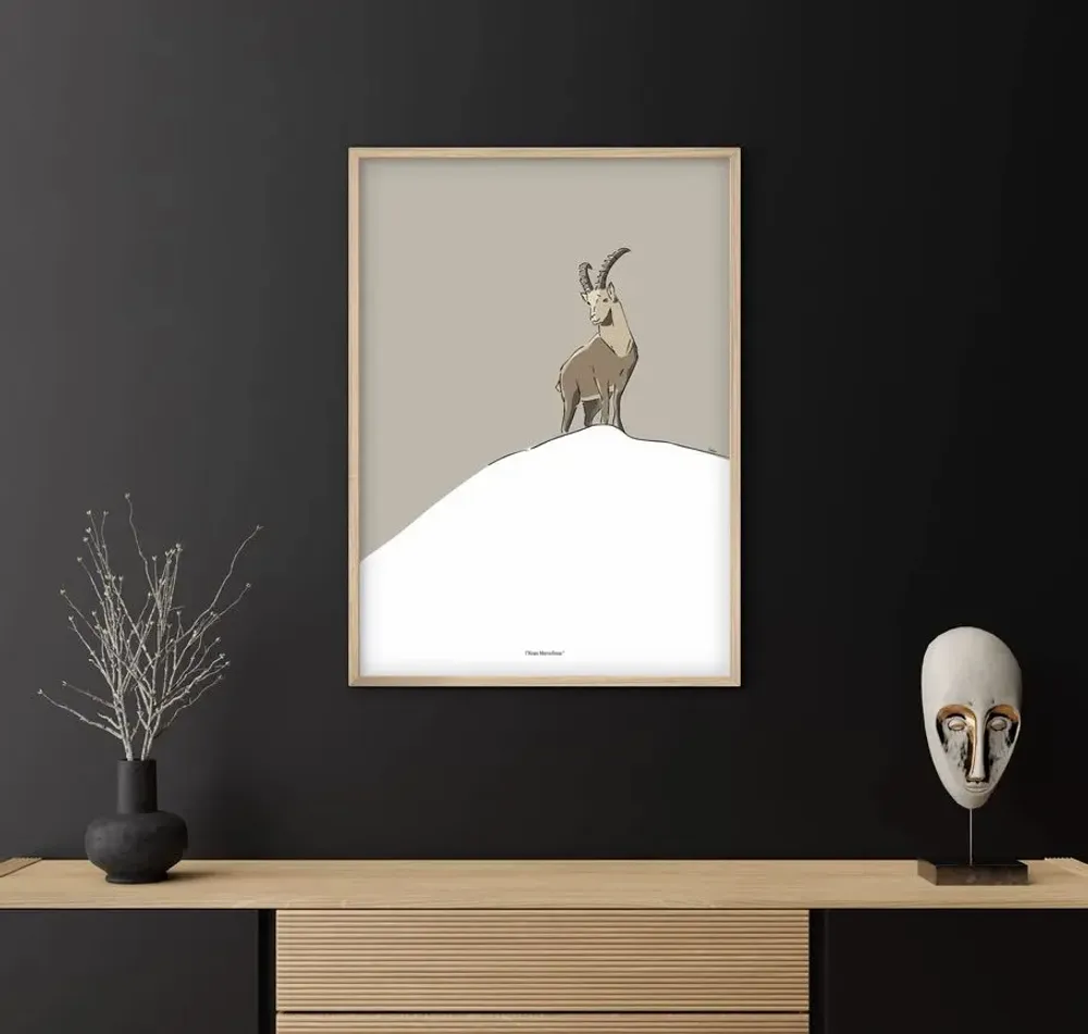 Affiches - Collection A la Montagne - L'HEURE MERVEILLEUSE