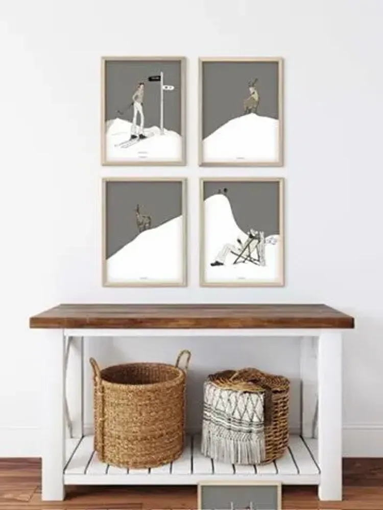 Affiches - Collection A la Montagne - L'HEURE MERVEILLEUSE
