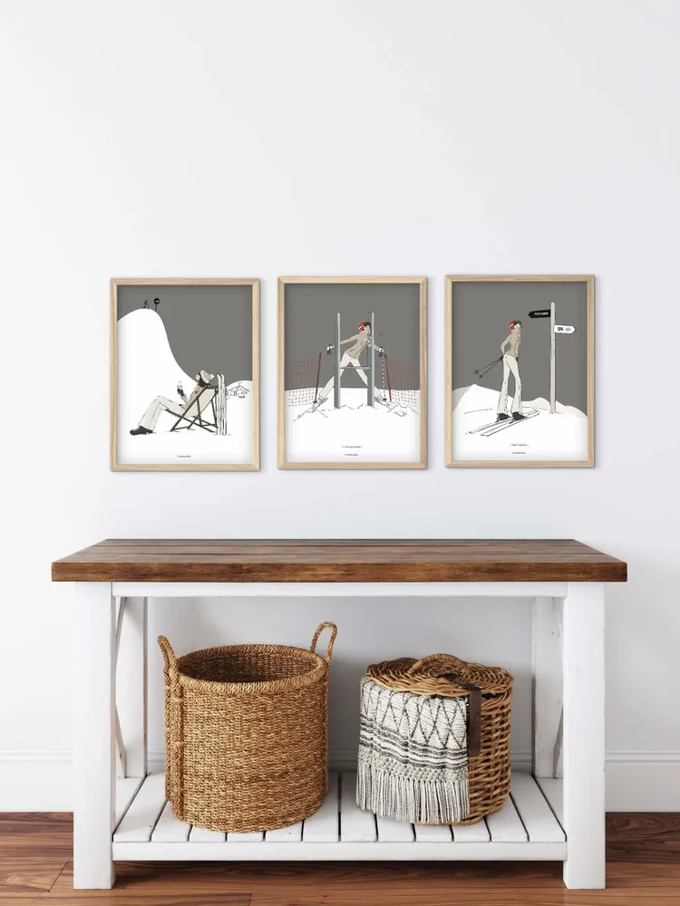 Affiches - Collection A la Montagne - L'HEURE MERVEILLEUSE