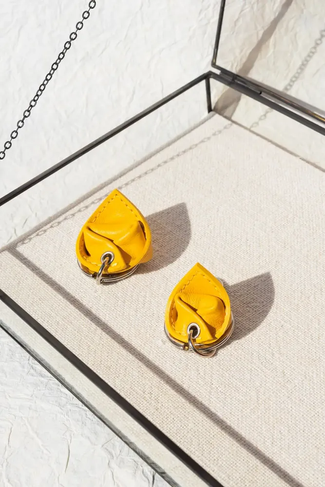 Petite maroquinerie - Leather Tortellino Keychain - DTB DI MBOU MARGHERITA LIBOURI