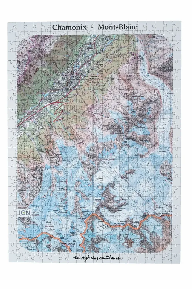 Objets de décoration - Puzzle 500 pièces Chamonix - UN VINGT-CINQ MILLIÈMES