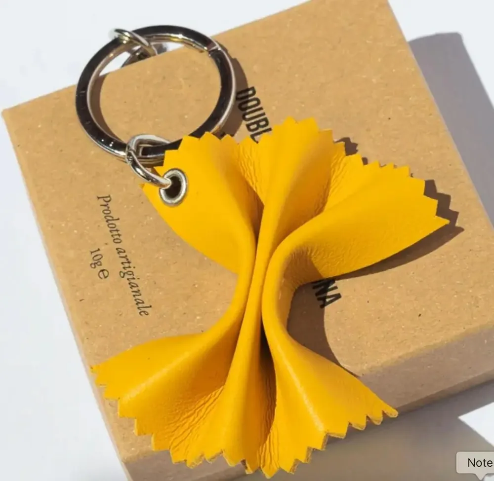 Petite maroquinerie - Leather Farfalla Keychain - DTB DI MBOU MARGHERITA LIBOURI
