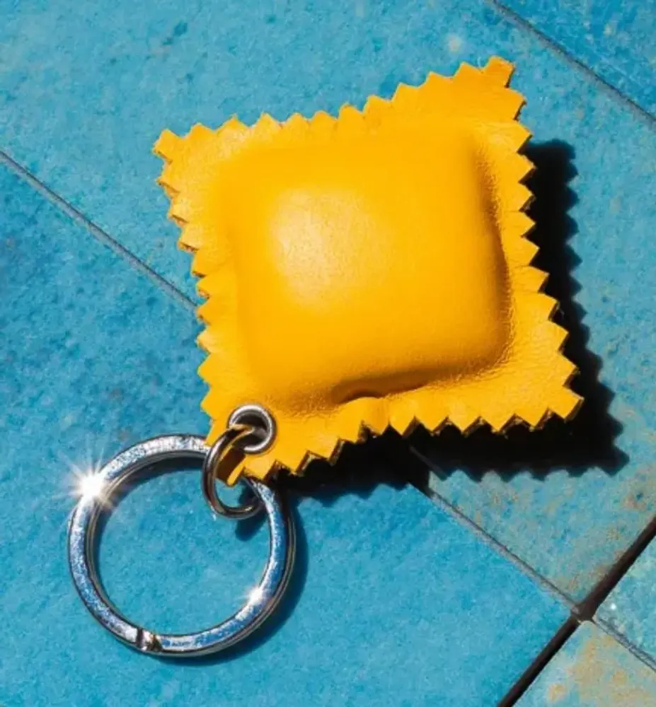 Petite maroquinerie - Leather Ravioli Keychain - DTB DI MBOU MARGHERITA LIBOURI