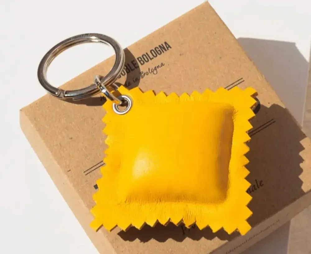 Petite maroquinerie - Leather Ravioli Keychain - DTB DI MBOU MARGHERITA LIBOURI