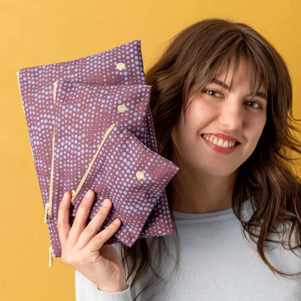 Clutches - Voluto Pouch Multicolore 19 X 28 X 1 - LA CERISE SUR LE GATEAU
