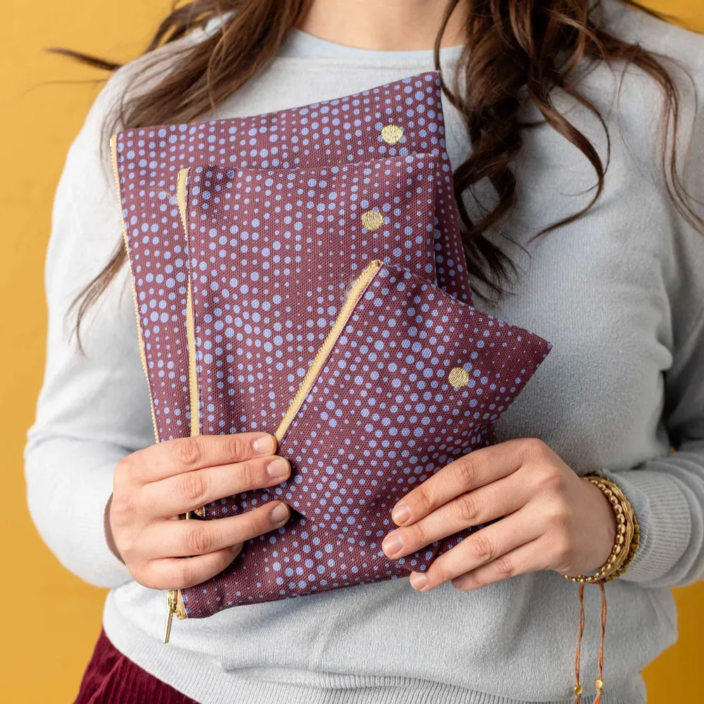 Clutches - Voluto Pouch Multicolore 14 X 19 X 1 - LA CERISE SUR LE GATEAU