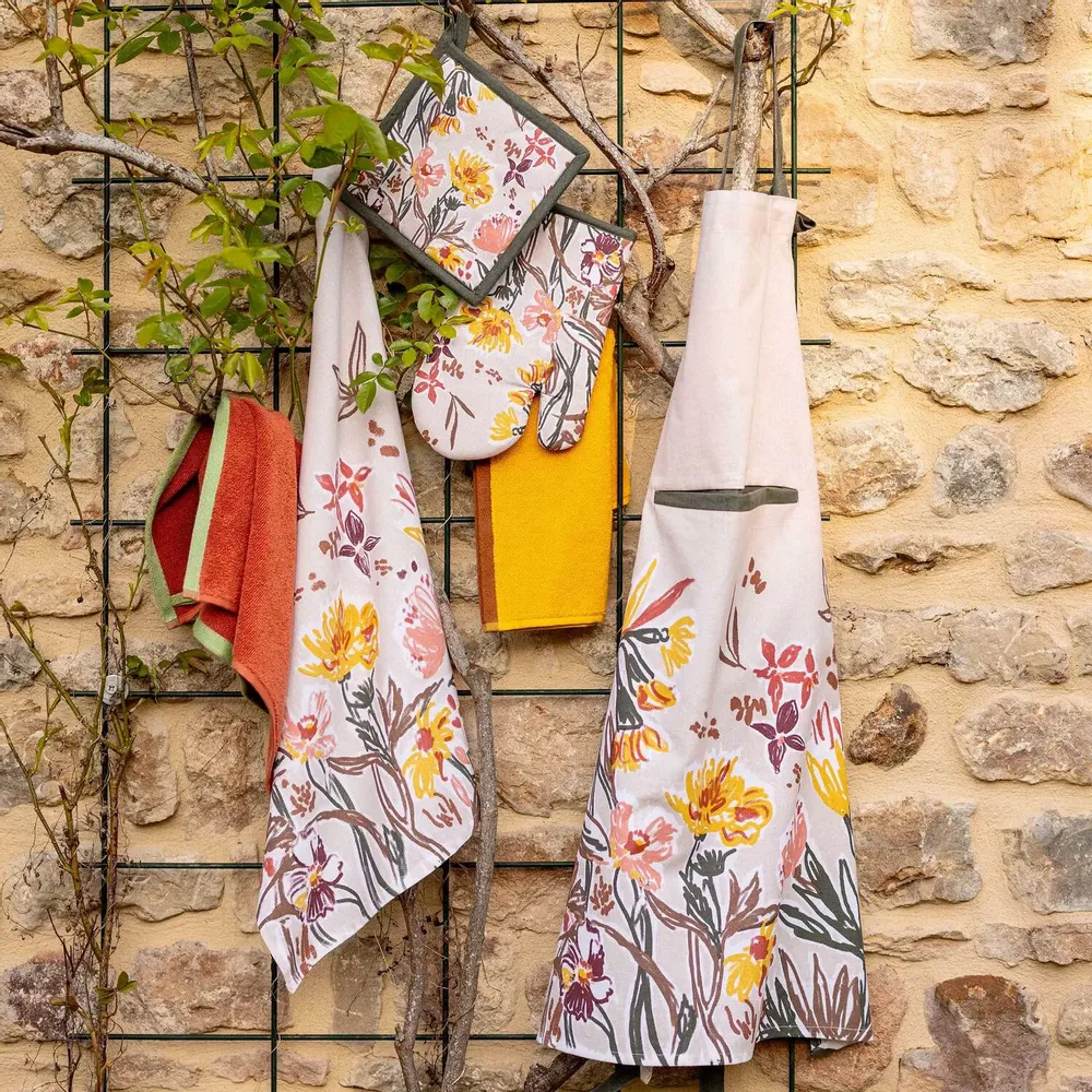 Tabliers de cuisine - Tablier de cuisine Skica avec poche Multico 72 x 85 - MAISON VIVARAISE - SDE VIVARAISE WINKLER