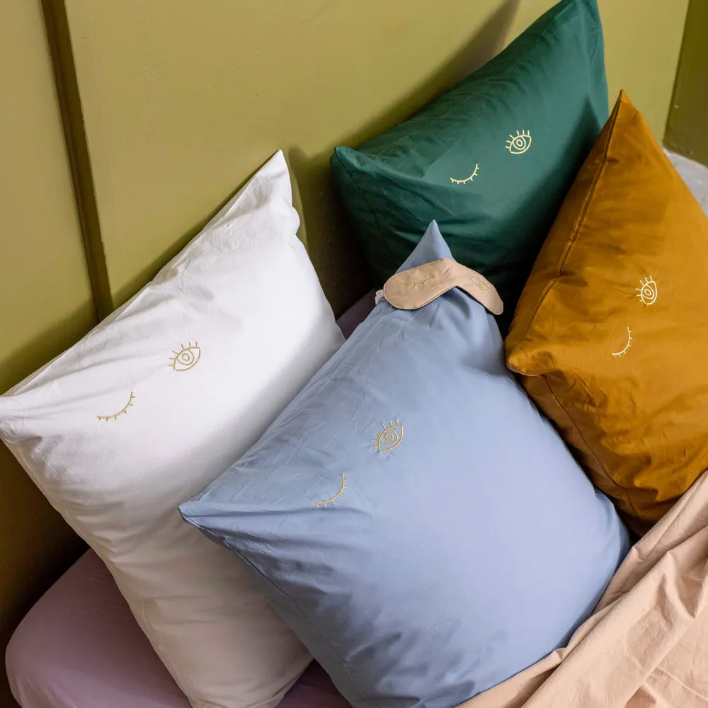 Linge de lit - Taie d'oreiller Eyes Nuts 65 x 65 - LA CERISE SUR LE GATEAU