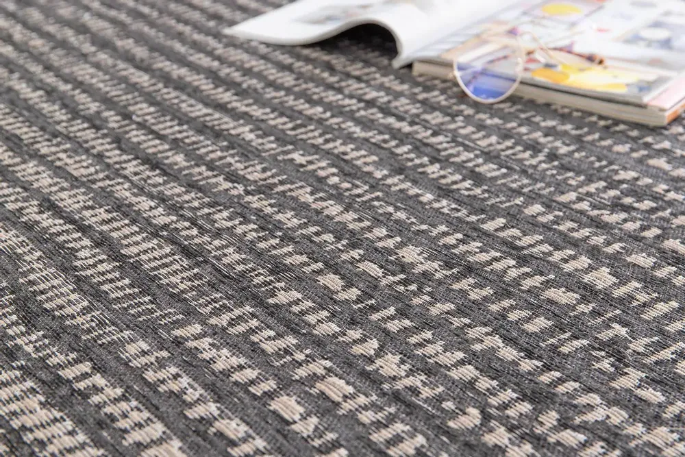 Rugs - Tulla Rug Carbone 80 X 150 X 1 - MAISON VIVARAISE - SDE VIVARAISE WINKLER