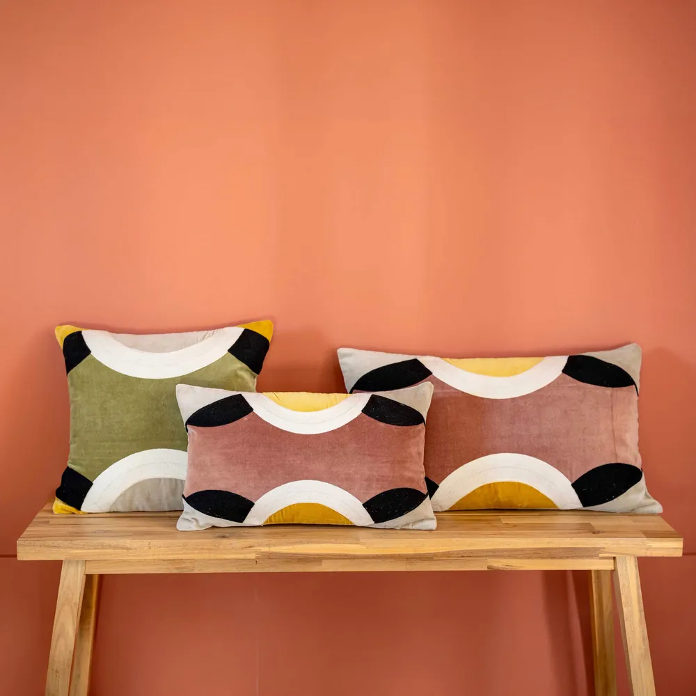 Cushions - Patou Cushion Bois de rose 40 X 65 - MAISON VIVARAISE - SDE VIVARAISE WINKLER